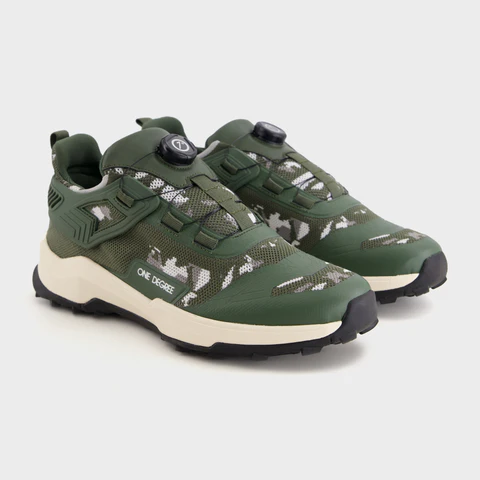 One Degree Men's Camo Dial-Lace Trail Sneakers