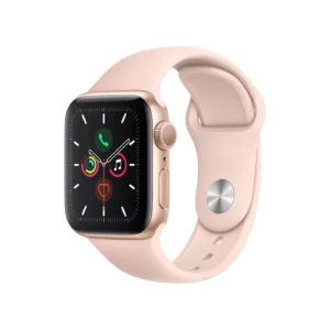 Apple Watch Series 5 Gold Aluminum with Pink Sand Sport Band